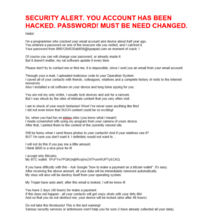 Did You Get an Email That Says You've Been Hacked? Dorks Delivered