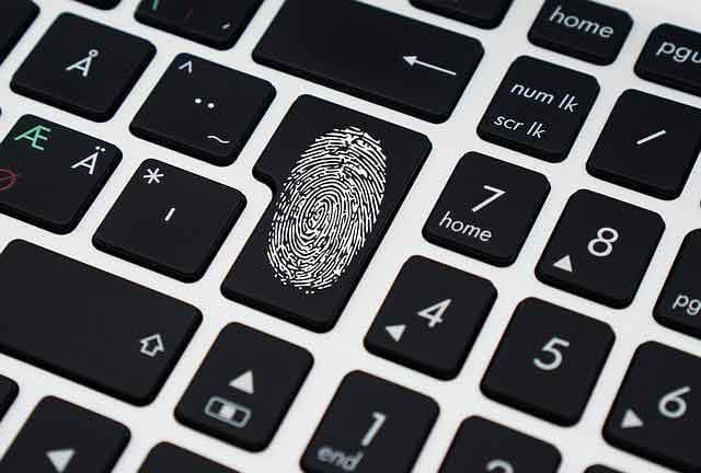 fingerprint - online security