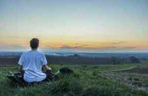 meditating man 