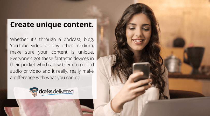 Create Content for Your Website