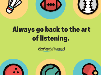 The art of listening 