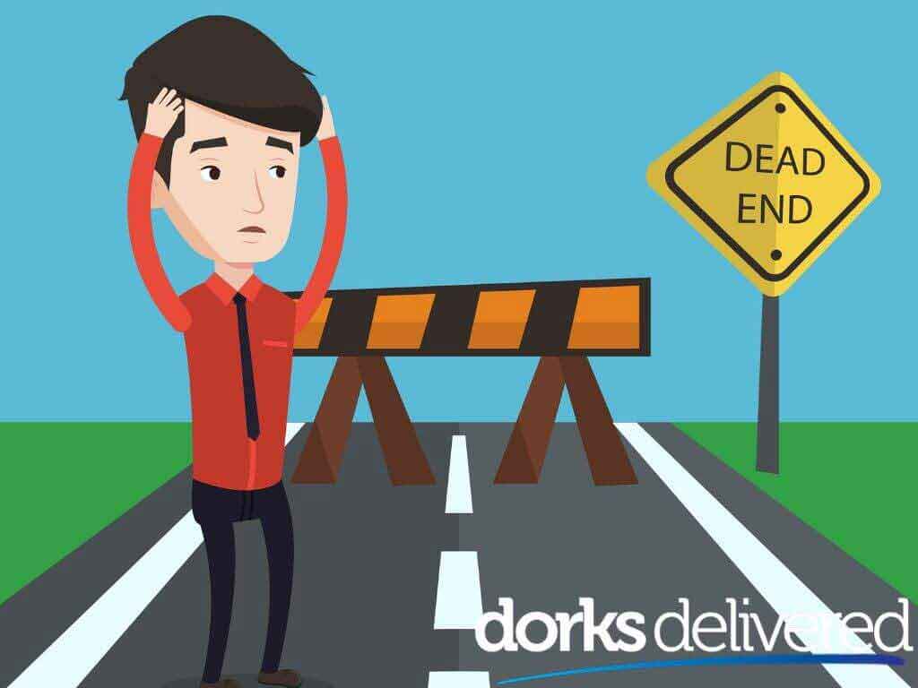 dead end? optimise your mindset