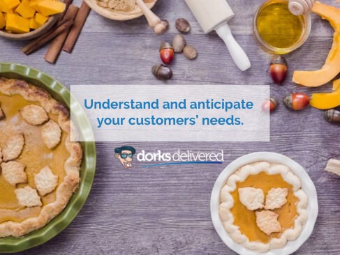 Anticipate and understand your customers' needs